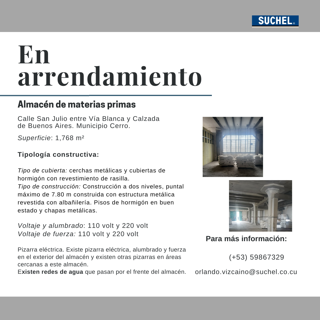 oferta local en arrendamiento