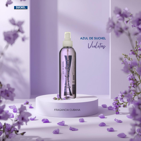 AZUL DE SUCHEL, Violetas. Fragancia Cubana.