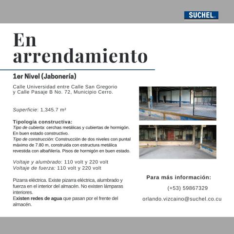 Locales en Arrendamiento