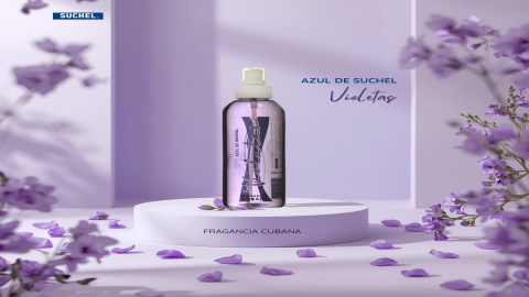 AZUL DE SUCHEL, Violetas. Fragancia Cubana.